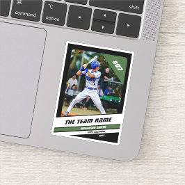 Adesivo Presente Personalizado para Jogador de Beisebol Pr