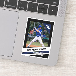 Adesivo Presente Personalizado para Jogador de Beisebol Pr