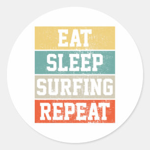 Adesivo Presente Surf Surfing Retro Vintage