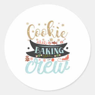 Adesivo Presente Xmas Tripulação De Cookie