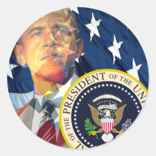 Adesivo Presentes 3 de Obama