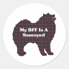 Adesivo Presentes BFF Samoyed