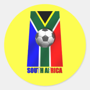 Adesivo Presentes da bola de futebol de África do Sul par
