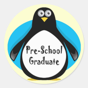 Adesivo Presentes da graduação do pré-escolar