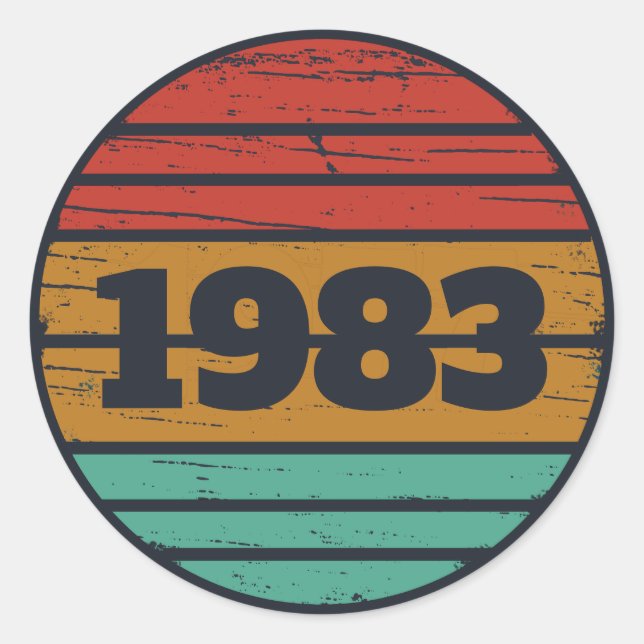 Adesivo Presentes de aniversário personalizados (Frente)