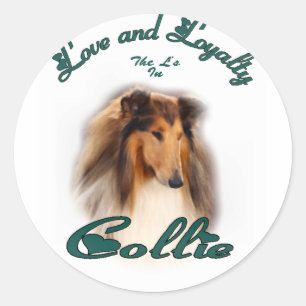 Adesivo Presentes de Arte de Collie