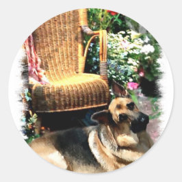 Adesivo Presentes de arte german shepherd