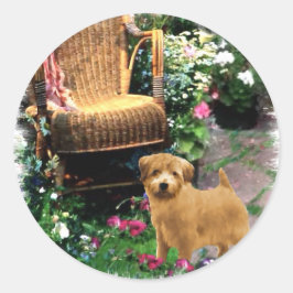 Adesivo Presentes de Arte Norfolk Terrier