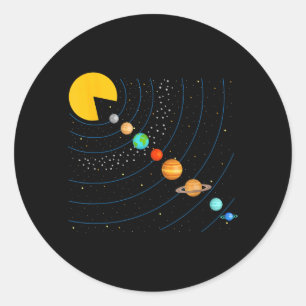 Adesivo Presentes de Astronomia do Sistema Solar de Jogos