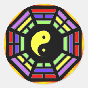 Adesivo Presentes de Bagua Yin Yang