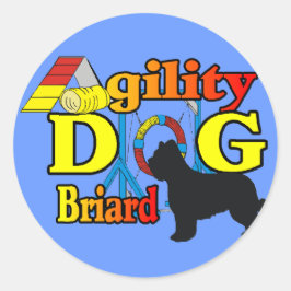 Adesivo Presentes de Camisas de Agilidade Briard