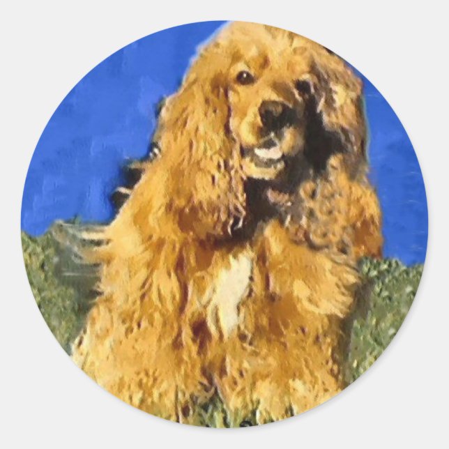 Adesivo Presentes de Cocker Spaniel (Frente)