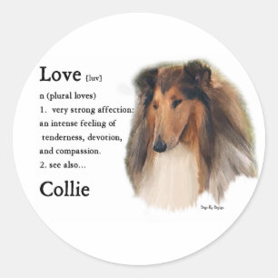 Adesivo Presentes de Collie