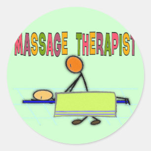 Adesivo Presentes de Design do Grupo de Massagem Terapista