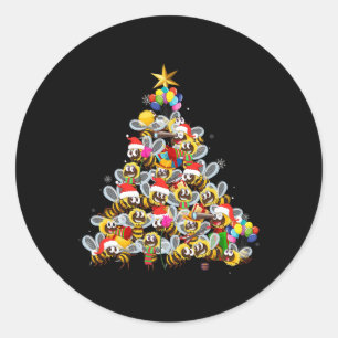 Adesivo Presentes De Doces De Natal Em Árvore Para Abelhas