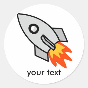 Adesivo Presentes de foguete