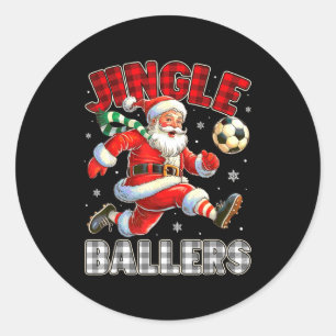 Adesivo Presentes de Futebol do Papai Noel Jingle Ballers 