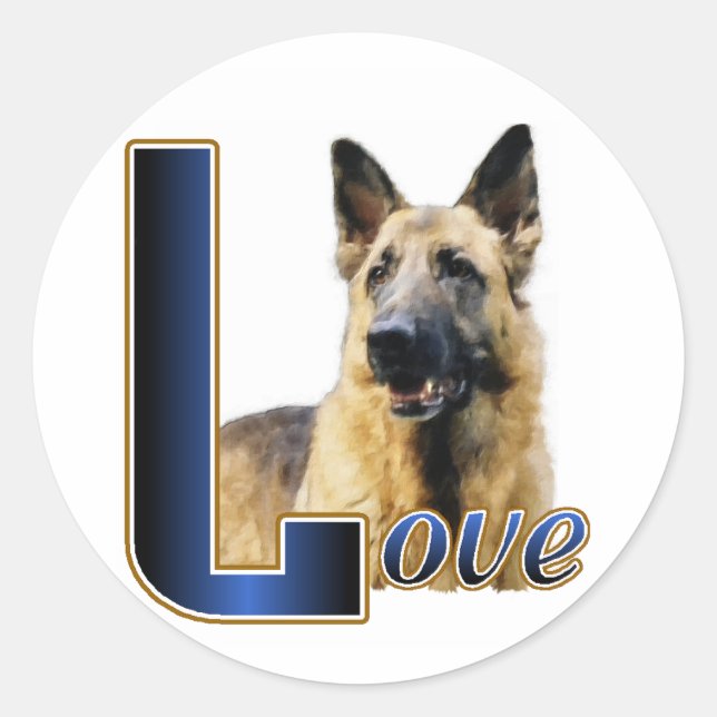 Adesivo Presentes de German shepherd (Frente)