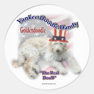 Adesivo Presentes de Goldendoodle