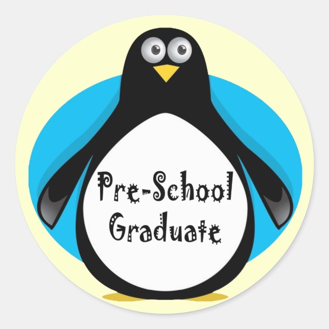 Adesivo Presentes de graduação pré-escolar (Frente)