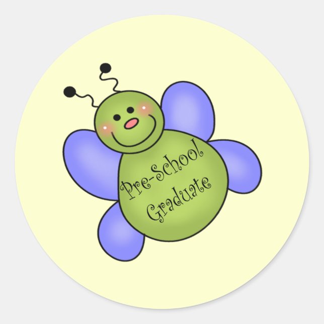 Adesivo Presentes de graduação pré-escolar (Frente)