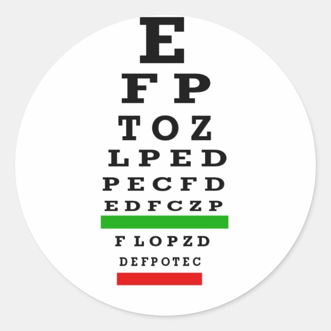 Adesivo Presentes de GRÁFICO OCULAR (Frente)