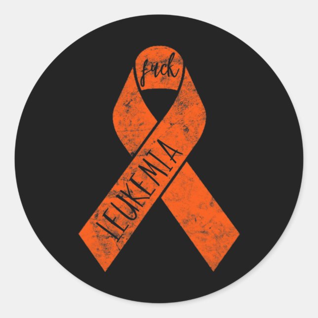 Adesivo Presentes De Leucemia Para Mulheres Cancer Quimio  (Frente)