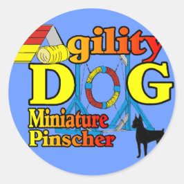 Adesivo Presentes de Miniatura_Pinscher_Agilidade