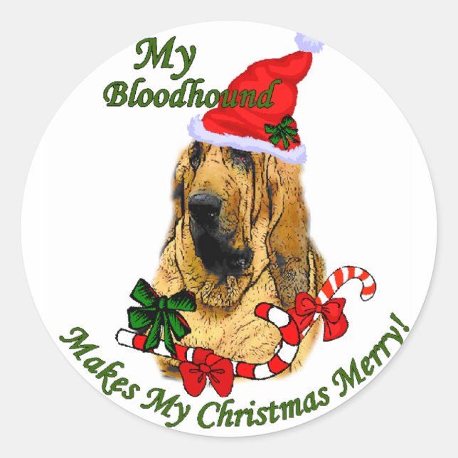 Adesivo Presentes de Natal de Sangue (Frente)