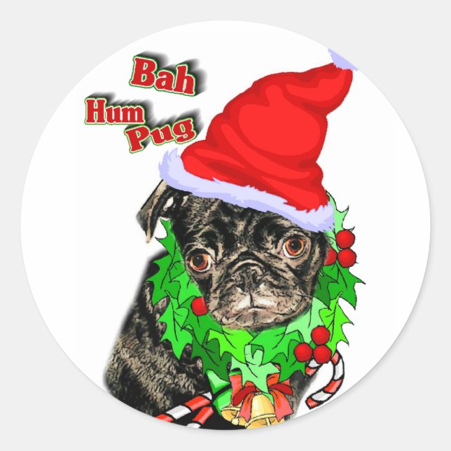 Adesivo Presentes de Natal Engraçados (Frente)