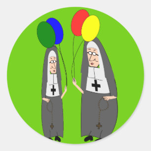 Adesivo Presentes de Nun Birthday