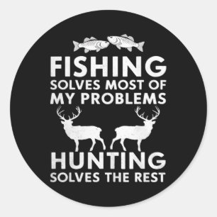 Adesivo Presentes de Pesca e Caça Dia dos Pais Humor Caçad