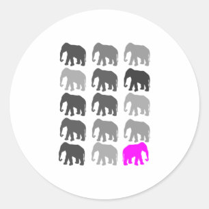 Adesivo Presentes de PopArt do elefante