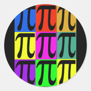 Adesivo Presentes de POpart no dia de pi