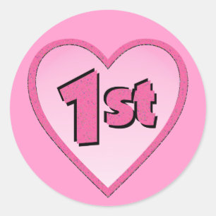 Adesivo Presentes de primeiro aniversario do bebé!