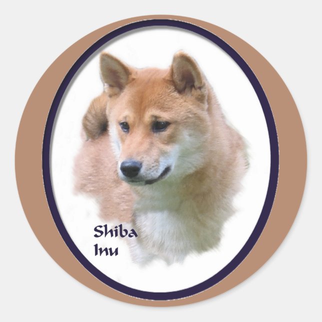 Adesivo Presentes de Shiba Inu (Frente)