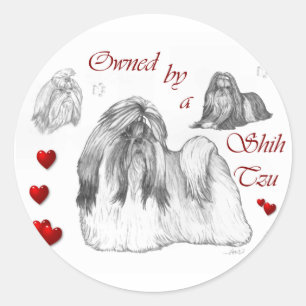 Adesivo Presentes de Shih Tzu Lovers