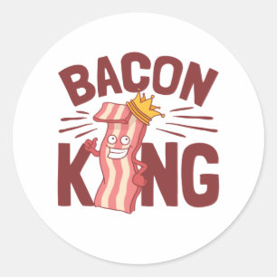 Adesivo Presentes de Sobrecarga de Carne do Bacon King par