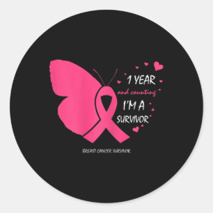 Adesivo Presentes De Sobrevivência Rosa Isentos De Cancer