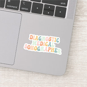 Adesivo Presentes de Sonógrafo Médico Diagnóstico