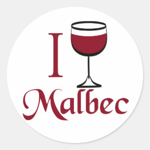 Adesivo Presentes do amante de vinho do Malbec