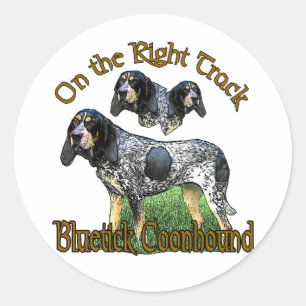 Adesivo Presentes do Coonhound de Bluetick
