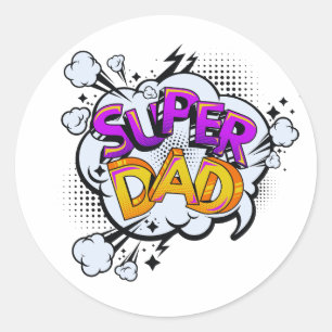 Adesivo Presentes do dia do super pai