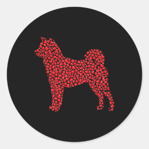 Adesivo Presentes do Dia dos Namorados para Amantes de Cãe