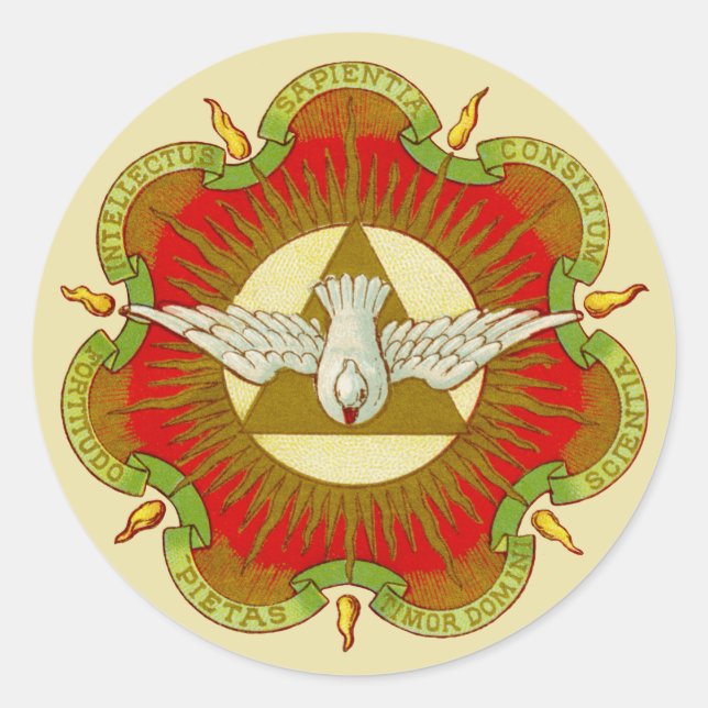 Adesivo Presentes do Espírito Santo (BK 026) (Estilo 2b) (Frente)