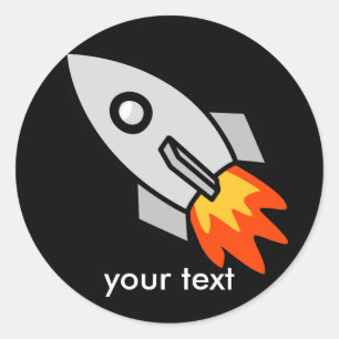 Adesivo Presentes do foguete do tiro
