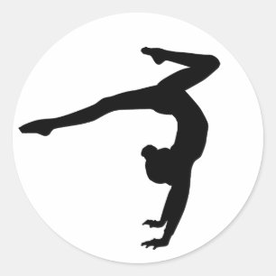 Adesivo Presentes do Handstand do veado do Gymnast