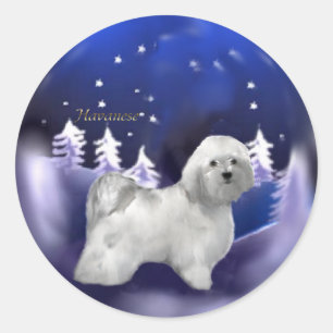 Adesivo Presentes do Natal de Havanese
