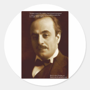 Adesivo Presentes e Cartões com Citação de Kahlil Gibran "