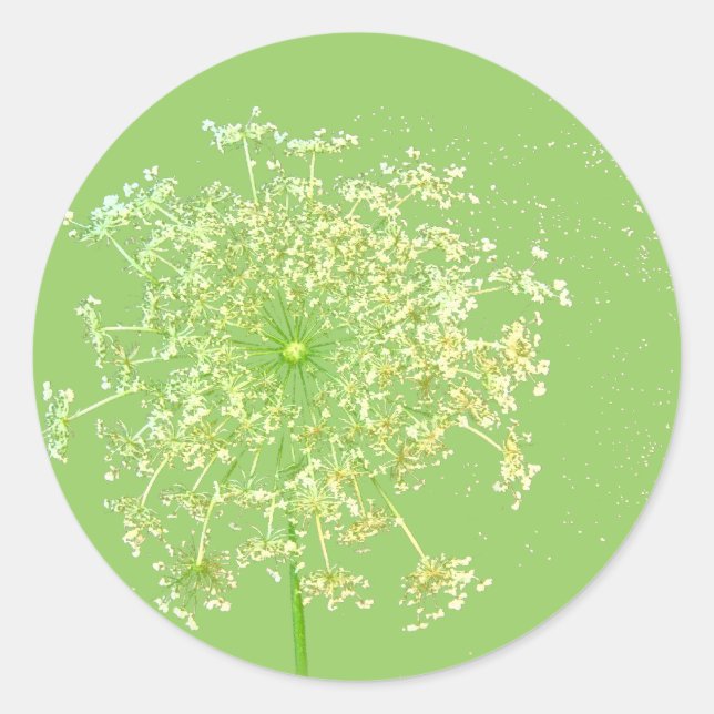 Adesivo Presentes e Favores da Renda da Rainha Ana (Frente)